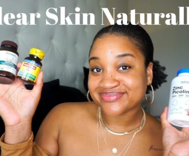 Get rid of acne with two vitamins | How to clear acne naturally fast | Chrissy Faith