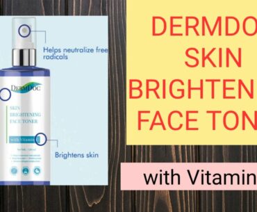 DERMDOC SKIN BRIGHTENING FACE TONER WITH VITAMIN C review #(Suitable for all skin types)#