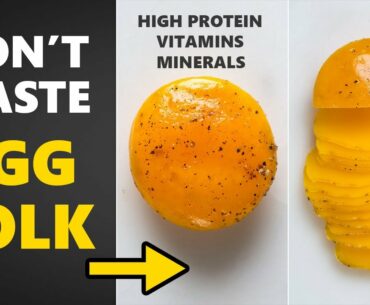 Egg Yolk is Healthy than Egg white ( Don't Waste Egg Yolk )