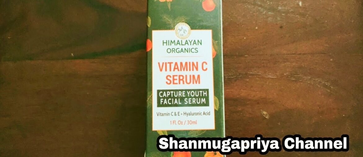 Himalayan organics Youth facial Serum/Night Serum for face/Vitamin C & E