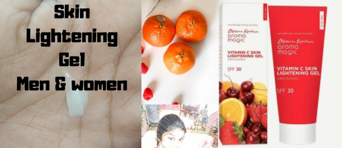 Aroma magic Vitamin C Skin lightening Gel || Tan Removal Night Gel for Men & Women