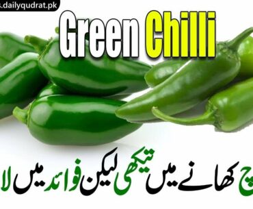 Unbelievable Health Benefits of Green Chillies| Zero Calories| But Packed With Vitamins | Urdu