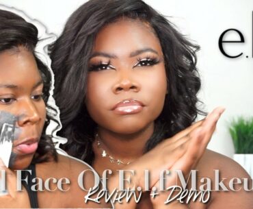 FULL FACE OF ELF MAKEUP REVIEW + SKINCARE