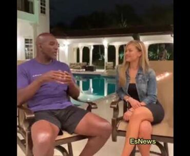 Evander Holyfield Talking To Billie Jo Powers