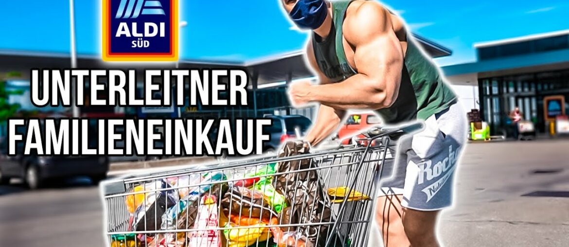 Kompletter Aldi Wocheneinkauf von Familie Unterleitner