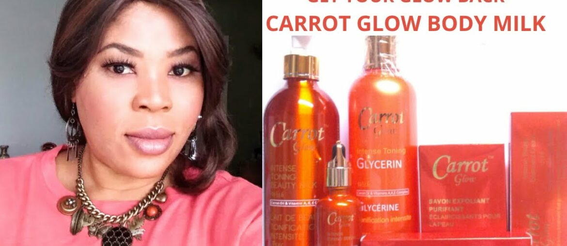 CARROT GLOW INTENSE TONING BEAUTY MILK Beauty Set Highly Acclaimed HIGH END!