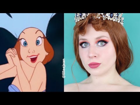 Aquata Ariel's Sister The Little Mermaid Disney Makeup Tutorial Cosplay 2020 | Lillee Jean