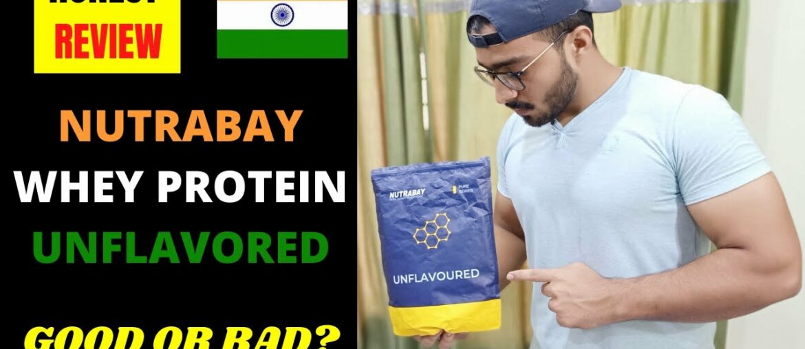 NUTRABAY Whey Protein Concentrate (Unflavored) | Honest Review by RAUTIA FITNESS | Hindi