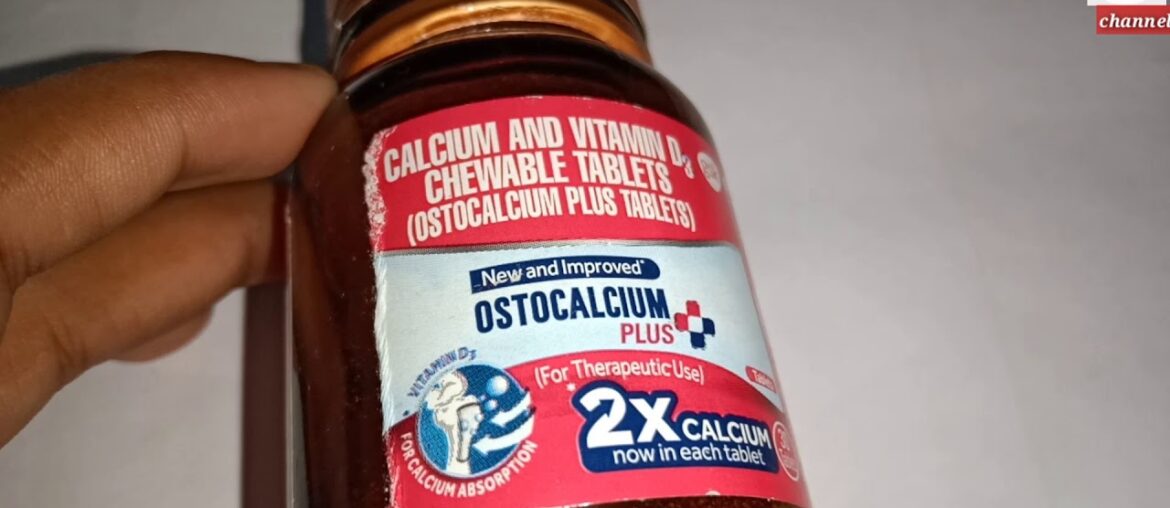 OSTOCALCIUM PLUS tablets, Calcium and vitamin D3 | benefits| side effects | Uses/Dose/ medicine info