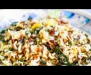 Mushroom And Kale Rice Recipe | Clean 9 /meals under 600 Cal  | Healthy Diet Recipes for Lockdown