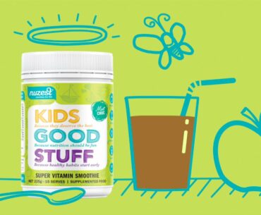 How to use Kids Good Stuff - vitamin and mineral smoothie | Nuzest