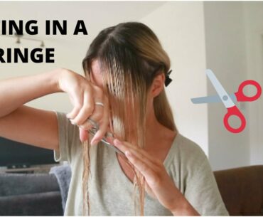 My FIRST Vlog : Cutting In A Fringe, New Charlotte Tilbury Products