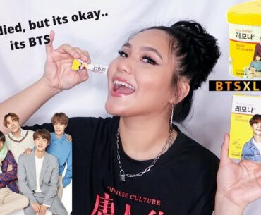 BTS ENERGY PACKETS? INSTANT CLEAR SKIN? VITAMIN C ? // BTS LEMONA REVIEW | ShilaBui