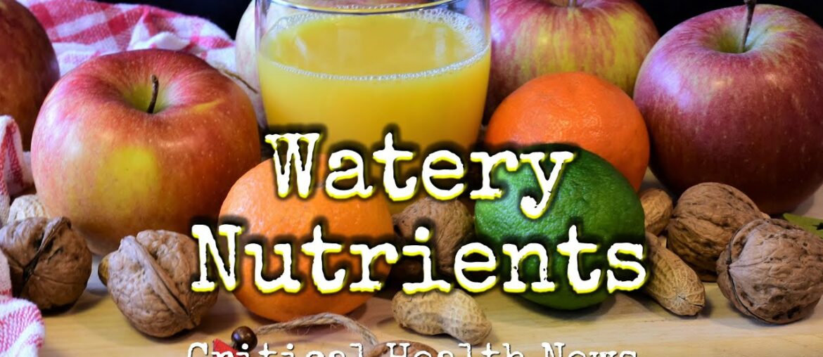 Watery Nutrients - Pharmacist Ben Fuchs - Moment of Truth