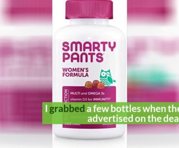 SmartyPants Prenatal Formula Daily Gummy Multivitamin: Vitamin C, D3, & Zinc for Immunity, Glut...