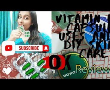 what does vitamin e capsules do for your skin//Vitamin E Oil Skin Treatment |Spotless, glowing Skin