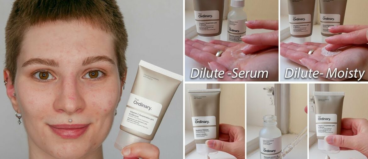 How to Use The Ordinary Vitamin C Suspension 30 in Silicone - Full Demonstration on Face!