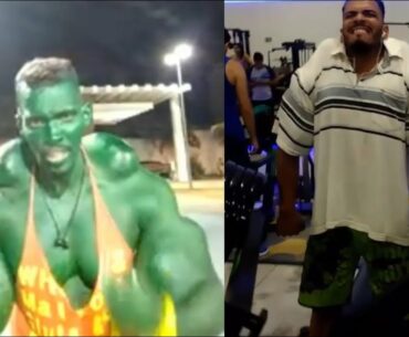 The Real Life Hulk With Fake Muscles - GYM IDIOTS 2020