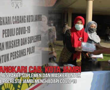 Bhayangkari Cab. Kota Jambi Salurkan 965 Paket Vitamin dan Masker Ke Personel Polresta Jambi