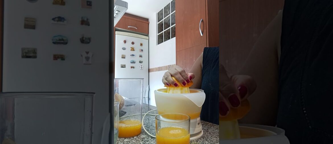 OUR FRESH  ORANGE JUICE ( VITAMIN C) IN THE MORNING