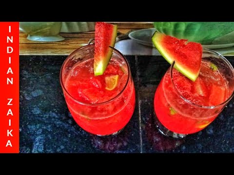 Refreshing Homemade | Fresh Watermelon Juice | Summer Drink Recipe | Indian Zaika with Seema