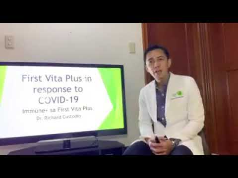 Immune + First Vita Plus about Covid-19 BY DOCTOR RICHARD CUSTODIO