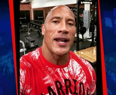The Rock urges fans to remember to take their supplements and vitamins as they head back to the gym