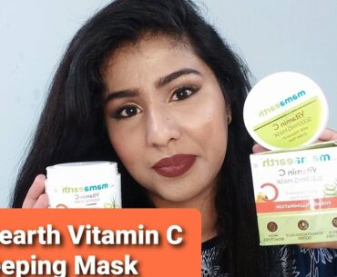 Mamaearth Vitamin C Sleeping Mask for SKIN ILLUMINATION| is this worth buying..??|