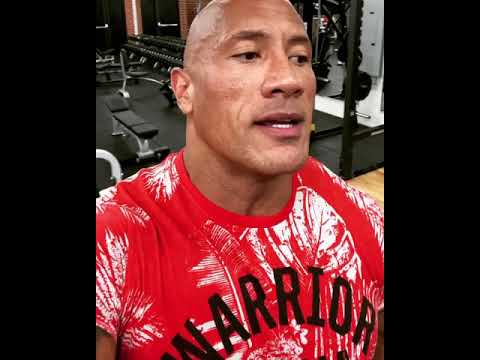 The rock gives advice on how to stay immune from coronavirus