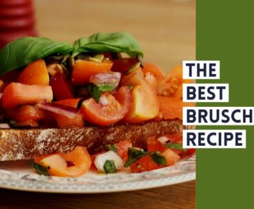 Bruschetta | easy recipe and all nutrition info