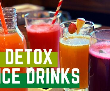 4 Juices for Energy, Immunity, Detox & Weight Loss | Vitamin C rich Fruit & Vegetable Juice