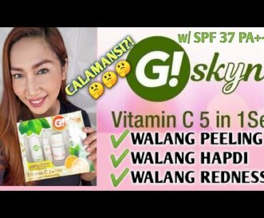 G!SKYN VITAMIN C 5 IN 1 REJUVINATING SET REVIEW + 14 DAYS UPDATE | PAANO KUMINIS?