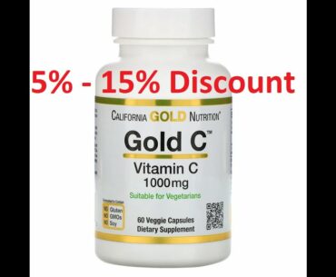 Discount - California Gold Nutrition, Gold C, Vitamin C, 1,000 mg, 60 Veggie Capsules Review