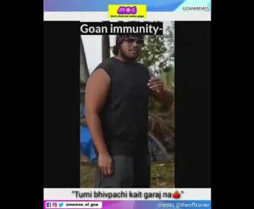 Goan Immunity vs Covid-19 ft Xavier || Funny konkani Goan meme video || Goa