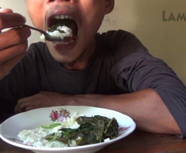 Lambelu sak - Musim virus Corona makan seadanya nasi sayur daun ubi (covid19 season eating simple)