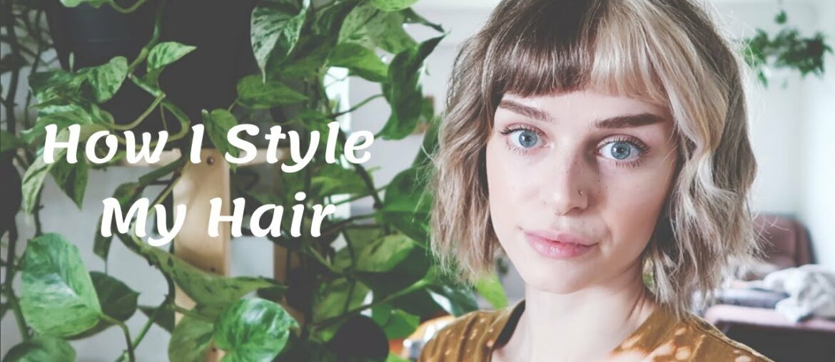 Hair/Bang Styling Routine | Waves For Short Hair