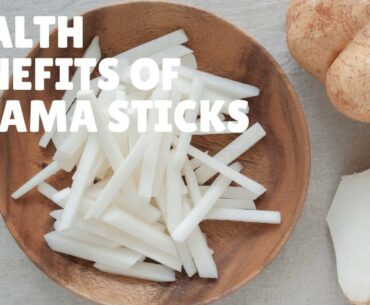 Health Benefits and Nutrition Facts Of Jicama Sticks - Vitamins, Iron, Potassium and More.