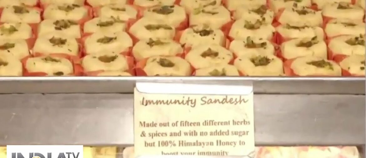 COVID: Kolkata sweet shop comes up with 'immunity-boosting' sandesh