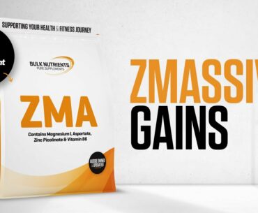 Get massive - Strength and Size Gains with Bulk Nutrients ZMA