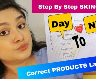 STEP BY STEP SKINCARE PRODUCTS LAYERING CORRECTLY #Skincare #Hacks #Beauty | AsianBeautySarmistha