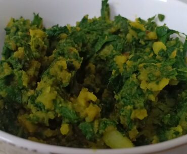 Palak alu ki sabji || boost immunity||vitaminA,C,K iron||fight with coronavirus|healthy and tasty