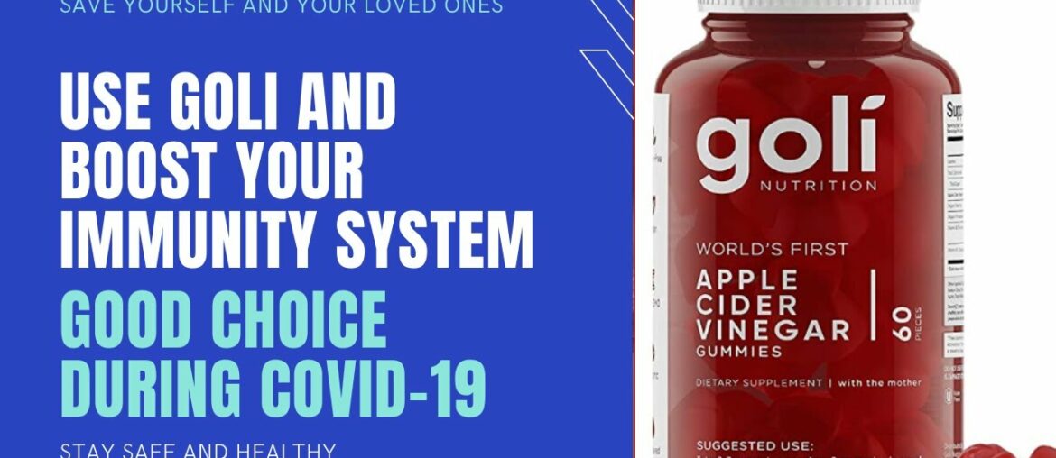 Apple Cider Vinegar Gummy Vitamins by Goli Nutrition Immunity in Covid-19 | E Shopping Mall