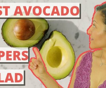 Avocado Recipe Salad + Lime + Capers | Source of Antioxidants & Vitamins | Ep. 4 Homezy recipes