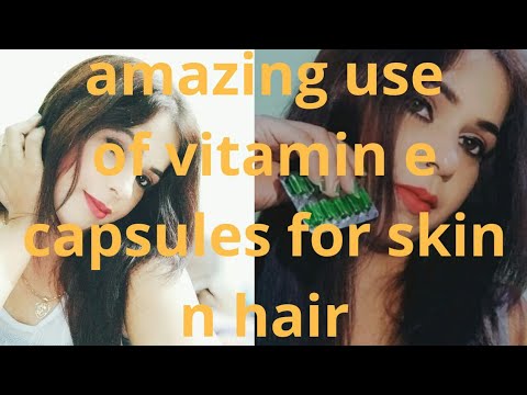 Vitamin E oil capsules, skin treatment for boys and girls || get beautifu,l Spotless skin..