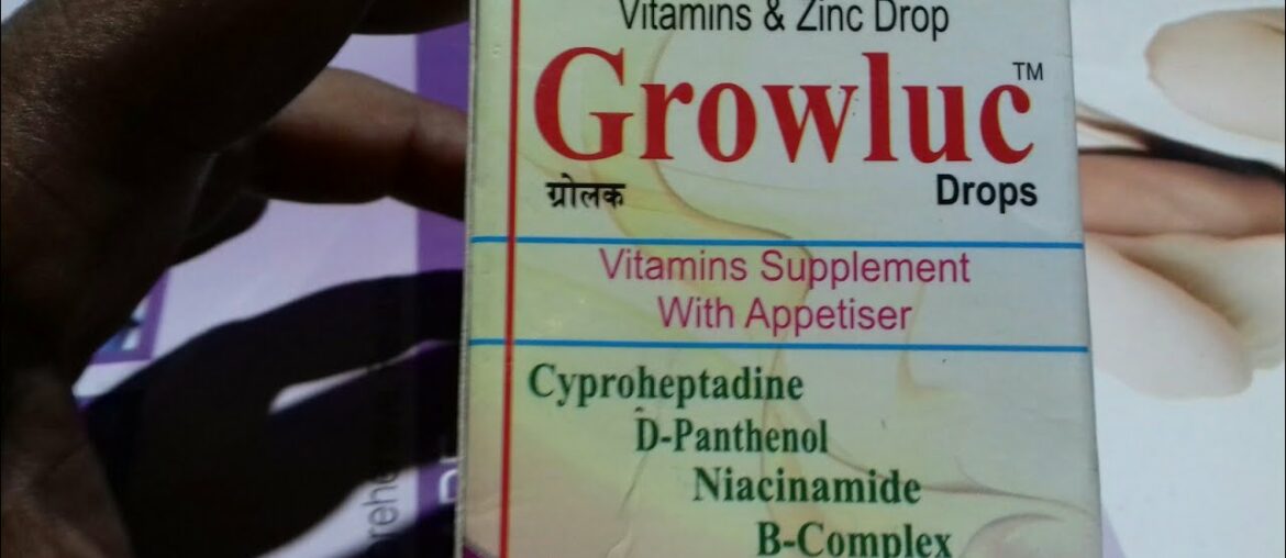 Growluc Drops | Vitamin Supplement | Appetiser | Use full hindi Review