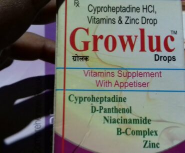 Growluc Drops | Vitamin Supplement | Appetiser | Use full hindi Review