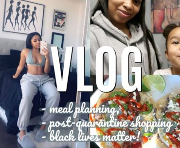 STARTING MY MEAL PLAN, FIRST POST QUARANTINE HAUL, BLACK LIVES MATTER & MORE! | DANA ALEXIA