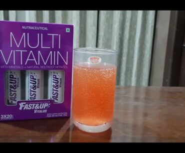 FAST&UP VITALIZE MULTIVITAMIN Tablet  REVIEW. BEST FOR IMMUNITY.