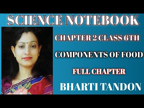 COMPONENTS OF FOOD||CHAPTER 2||CLASS 6TH||FULL CHAPTER||