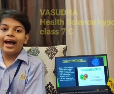 Vasudha health sciences project on immune system vs covid 19: Vihaan Nagar